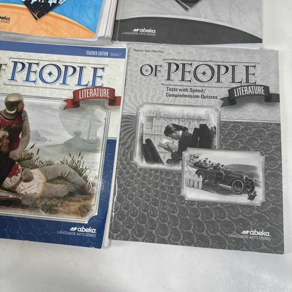 Abeka English Language Grade 7 Lot of 9‎ Teacher Books Lesson Plans And Keys